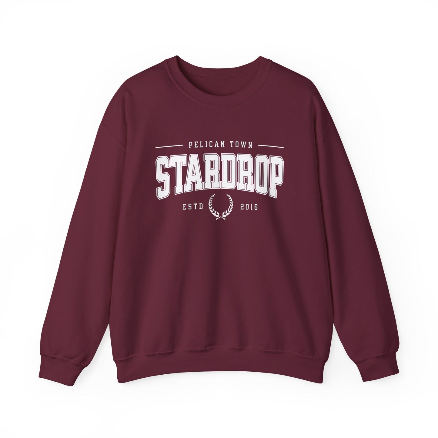 Stardew Valley Stardrop College Style Sweatshirt