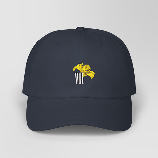 Embroidered Aerith Yellow Lily Dad Cap – Final Fantasy VII Inspired Hat