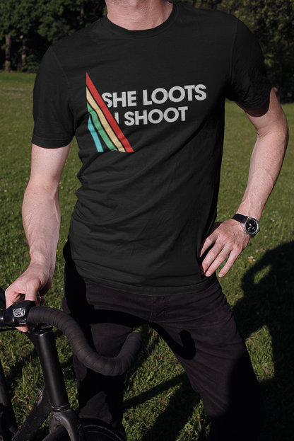 ARC Raiders Video Game Black Shirt Front View