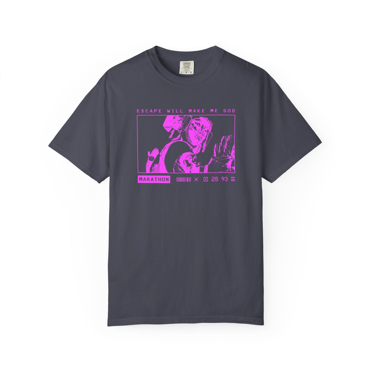 Marathon Game Shirt Vandal Wireframe Escape Fera de Moi un Dieu T-shirt