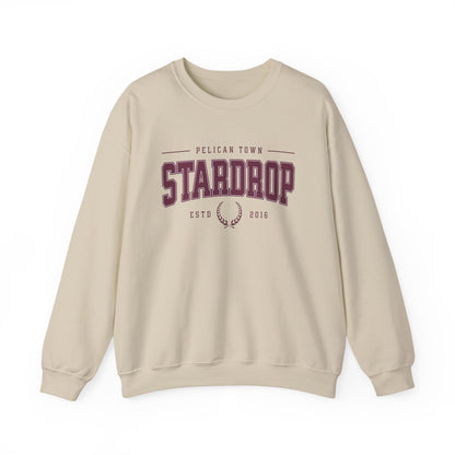 Stardew Valley Stardrop College Style Sweatshirt