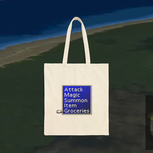 Groceries Battle Menu Tote Bag