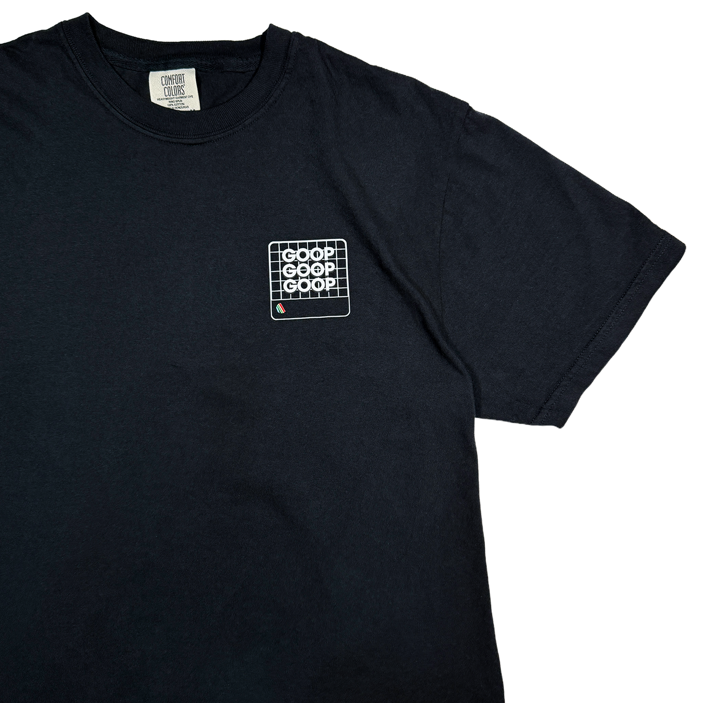 ARC Raiders Goop black shirt close view lay