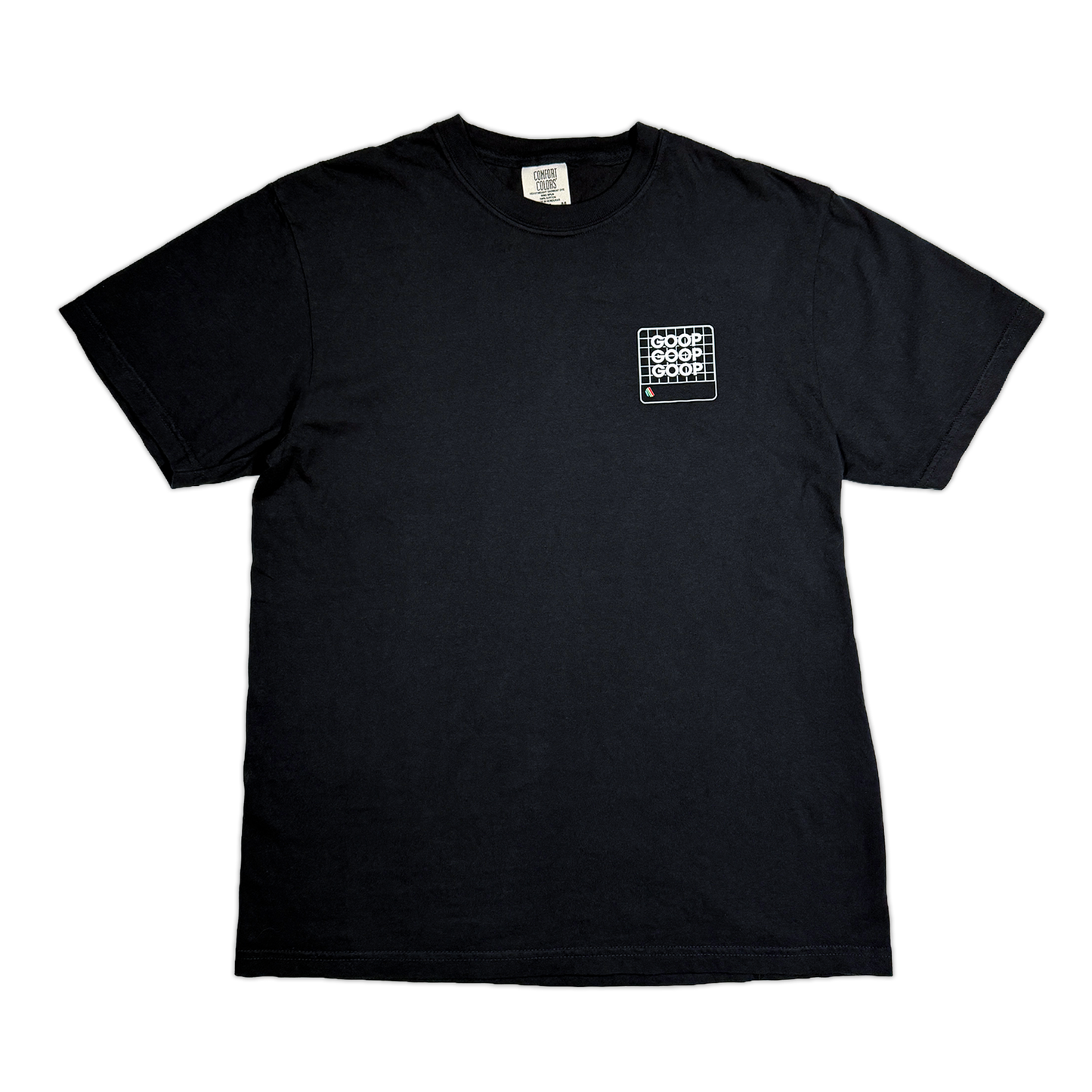 ARC Raiders Goop black shirt front view lay