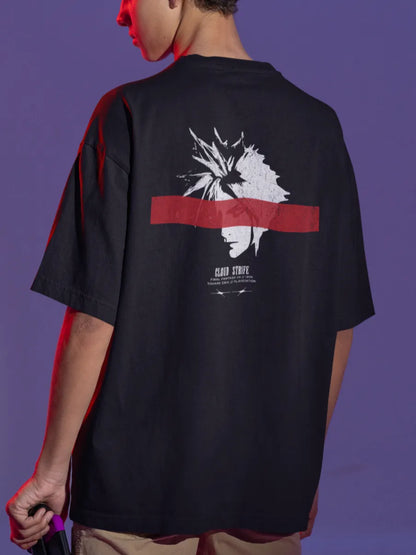 Final Fantasy Oversized T-Shirt: Cloud Strife FFVII Tee