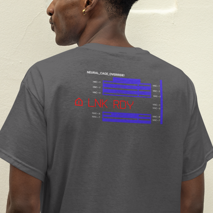 Marathon Bungie LNK Override Graphite Gray Shirt on Male Model