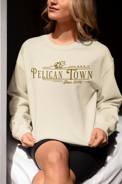 Stardew Valley Sweatshirt – Pelican Town Pullover | Stardew Valley Merch, Cozy Gaming Sweater