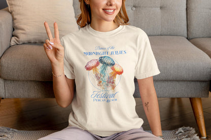 Stardew Valley Moonlight Jellies Tee | Pelican Town Festival Graphic T-Shirt