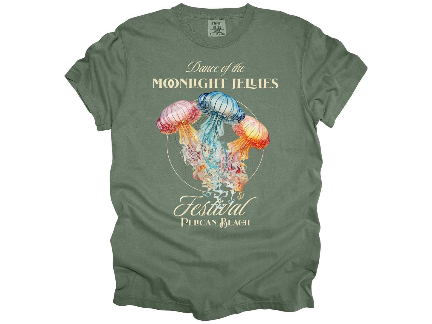 Stardew Valley Moonlight Jellies Tee | Pelican Town Festival Graphic T-Shirt
