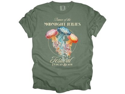 Stardew Valley Moonlight Jellies Tee | Pelican Town Festival Graphic T-Shirt