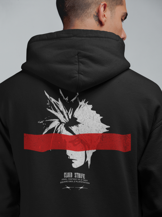 Final Fantasy 7 Cloud Strife Hoodie | FFVII Inspired Gaming Hoodie